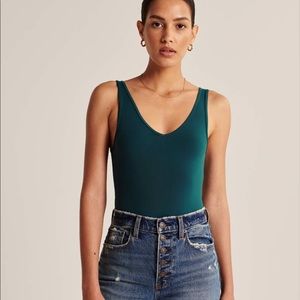 Abercrombie & Fitch seamless v-neck bodysuit